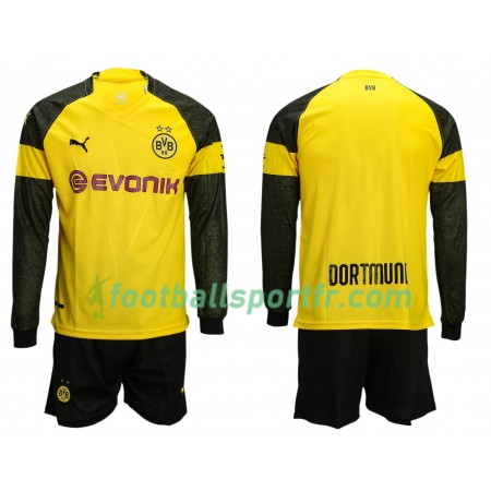 Tenue Borussia Dortmund Enfant Domicile 2018-2019 Maillot de Foot ML